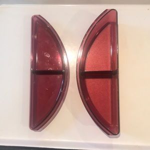 Tupperware Acrylic Divided Dish with Lid